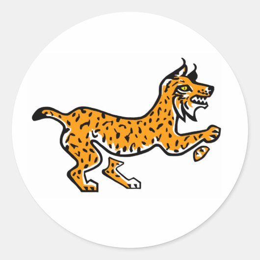 Iberische LYNX - Bedreigde dier- Natuur - Ronde Sticker (Voorkant)
