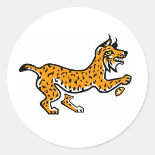 Iberische LYNX - Bedreigde dier- Natuur - Ronde Sticker