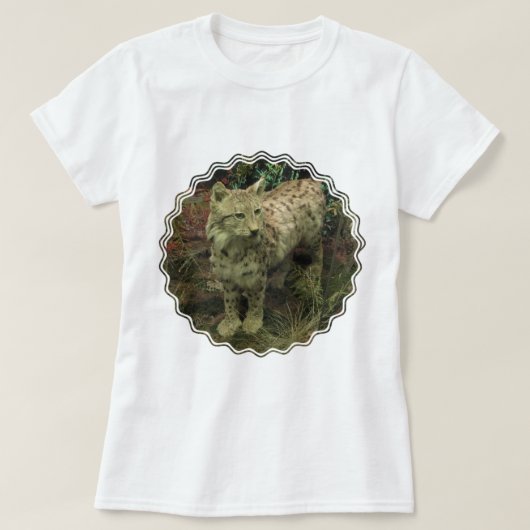 Iberische Lynx-dames T-Shirt (Design voorkant)