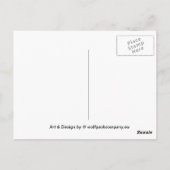 iberische wolfjongen briefkaart (Achterkant)