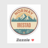 Ibestad, Noorwegen Noorwegen Sticker (Vel)
