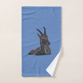 Ibex Goat Animal Art Goat Handdoek