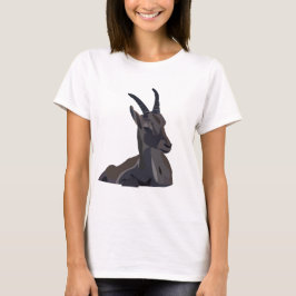 Ibex Goat Animal Art Goat T-shirt