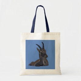 Ibex Goat Animal Art Goat Tote Bag