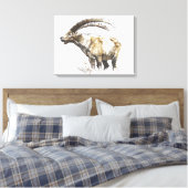 Ibex Noasca Canvas Afdruk (Insitu (Slaapkamer))