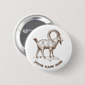 Ibex Ronde Button 5,7 Cm (Voorkant /achterkant)