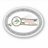 IBF Logo Sticker met Hidy Quote (Voorkant)