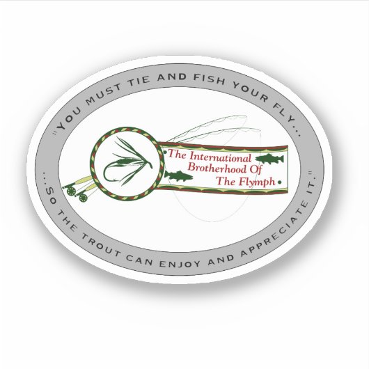 IBF Logo Sticker met Hidy Quote (Voorkant)