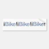 iBike! Bumpersticker (Voorkant)