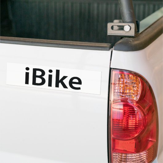iBike-bumpersticker Bumpersticker (Op Truck)