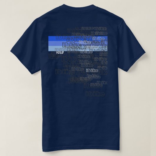 Ibike. Fietsen T-shirt (Design achterkant)