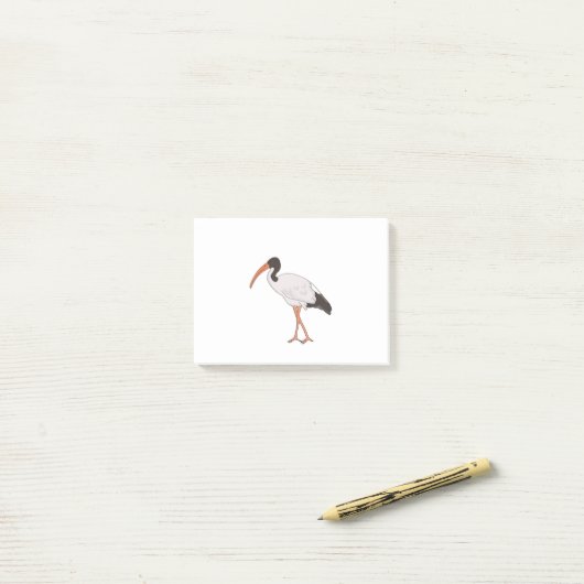 Ibis Bin Chicken Bird Post-it® Notes (Op bureau)
