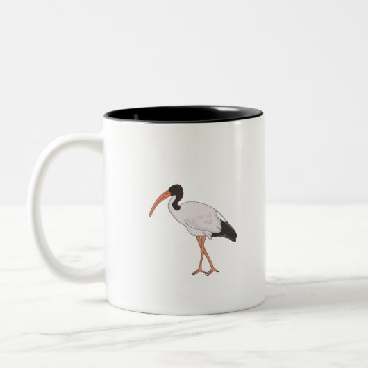 Ibis Bin Chicken Bird Tweekleurige Koffiemok (Links)