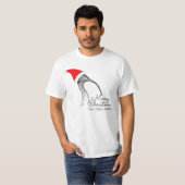 Ibis / Bin Chicken Vrolijke Kerst Smerige Dieren T-shirt (Voorkant volledig)