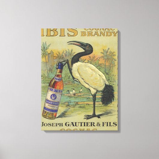 Ibis Cognac - Joseph Gautier & Fils Promo Canvas Afdruk (Voorkant)