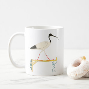Ibis Illustratie & Thoth Hieroglyphic Koffiemok