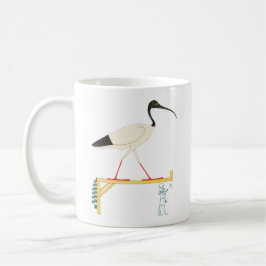 Ibis Illustratie & Thoth Hieroglyphic Koffiemok