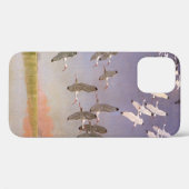 Ibis-kudde over watergebieden, vogels Case-Mate iPhone case (Achterkant (horizontaal))