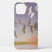 Ibis-kudde over watergebieden, vogels Case-Mate iPhone case (Achterkant)