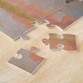 Ibis-kudde over watergebieden,  vogels legpuzzel (Zijkant)