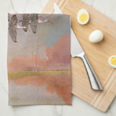 Ibis-kudde over watergebieden,  vogels theedoek (Quarter Fold)