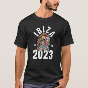 Ibiza 2023 Vakantie Teamfeest Meisjes Tour T-shirt
