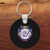 Ibiza 2025 Vakantie Quote Sleutelhanger (Voorkant)