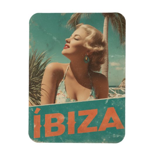 Ibiza 50s magneet (Verticaal)