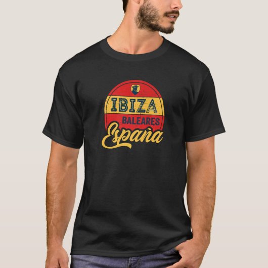 Ibiza Balearic Islands Spain Espana T-shirt (Voorkant)