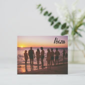 Ibiza Beach Briefkaart (Staand voorkant)