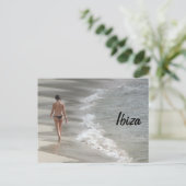 Ibiza Beach Briefkaart (Staand voorkant)