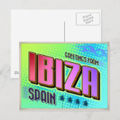 IBIZA BRIEFKAART (Voorkant / Achterkant)