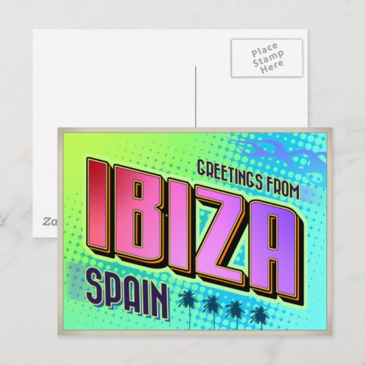 IBIZA BRIEFKAART (Voorkant / Achterkant)