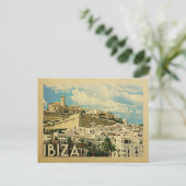 Ibiza Briefkaart Spain Vintage Travel (Staand voorkant)
