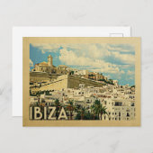 Ibiza Briefkaart Spain Vintage Travel (Voorkant / Achterkant)