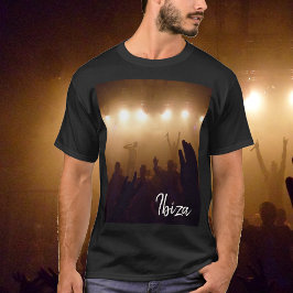 Ibiza Club Nachtleven Fotografie T-shirt