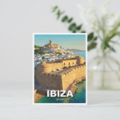 Ibiza Dalt Vila Spanje Reizen Briefkaart (Staand voorkant)