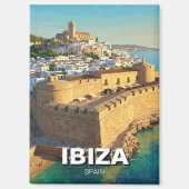 Ibiza Dalt Vila Spanje Reizen Magneet (Voorkant)
