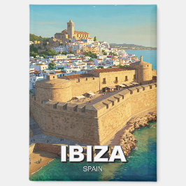 Ibiza Dalt Vila Spanje Reizen Magneet