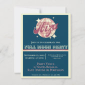 Ibiza eivissa feest fiesta kaart digitale uitnodig (Voorkant)