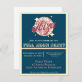 Ibiza eivissa feest fiesta kaart digitale uitnodig (Voorkant / Achterkant)