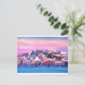 Ibiza Eivissa Old Town and Harbour Pearl Briefkaart (Staand voorkant)