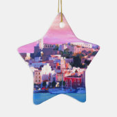 Ibiza Eivissa Old Town and Harbour Pearl Keramisch Ornament (Rechts)