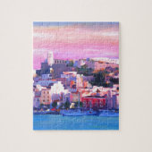 Ibiza Eivissa Old Town and Harbour Pearl Legpuzzel (Verticaal)