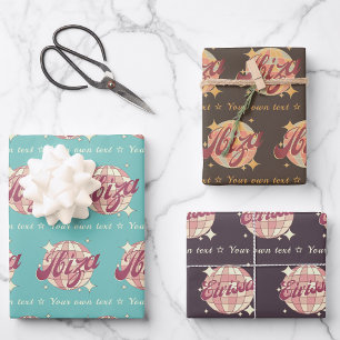 Ibiza Eivissa Spanje Geschenkverpakking Papieren B Inpakpapier Vel