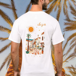 Ibiza Eivissa Spanje wit stad T-Shirt