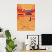 Ibiza Es Vedra Reisposter Poster (Thuiskantoor)