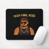 Ibiza Final Boss Funny Viral Meme Club Feestende S Muismat (Met muis)