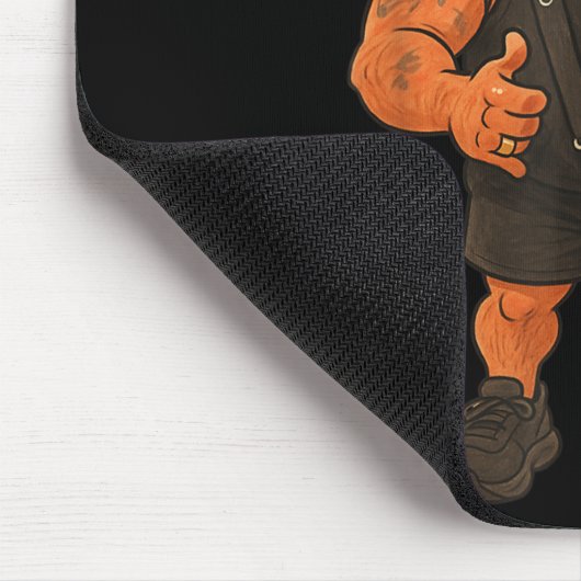 Ibiza Final Boss Meme Grappige Vakantie Kapsel Gra Muismat (Hoek)