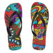 Ibiza Happy-Art  Teenslippers (Voetbed)